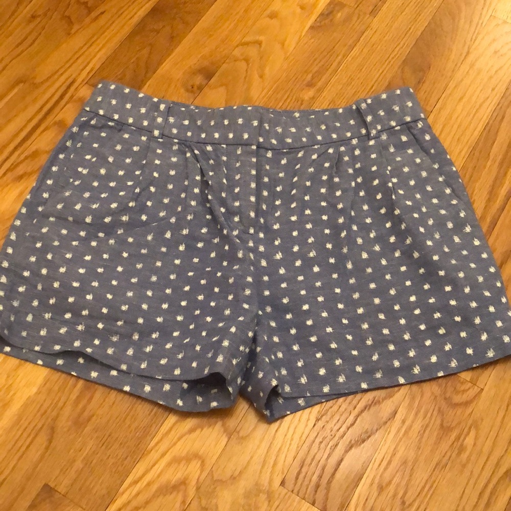 J Crew Ink Dot Chino Shorts 00
